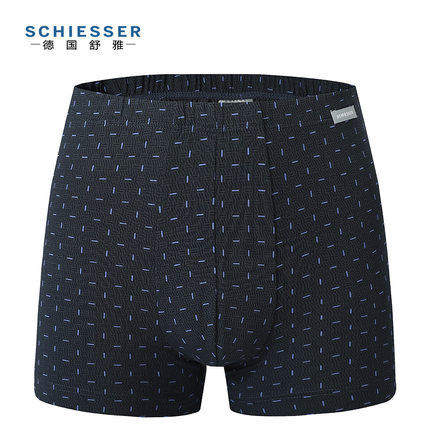 Schiesser/舒雅2018新品男士莫代尔中腰舒适平角内裤39/14120T