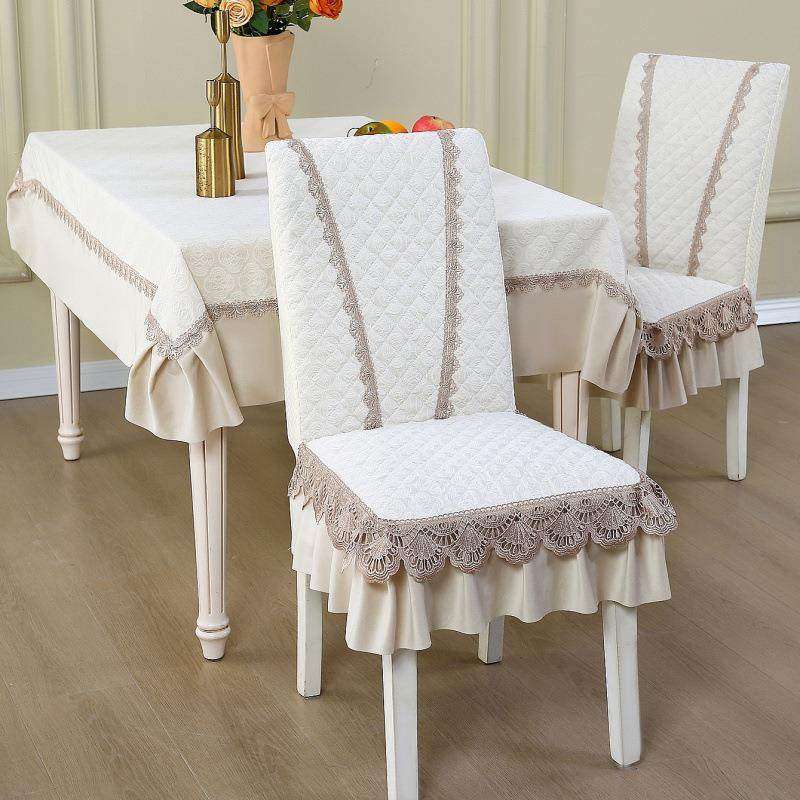 餐椅子套桌布坐椅垫餐厅新中式家用椅子罩夹棉简约通用连体四季垫