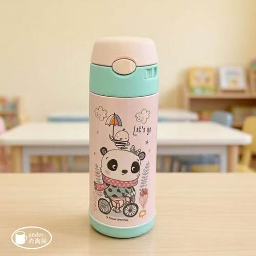 PINKAH 小熊猫 PJ-3261 儿童不锈钢抽真空吸管保温吸管壶软嘴水杯