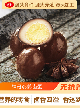 神丹馋宝宝鹌鹑卤蛋1袋15枚休闲食品独立包装办公休闲零食TK