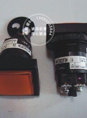 原装正品富士 方型指示灯/白炽灯24V DR22F3M-E4G/R/Y/W/A