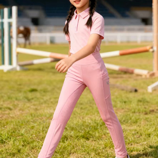 全胶马裤 儿童骑马裤 高弹四季 专业训练比赛马术运动裤 男女同款