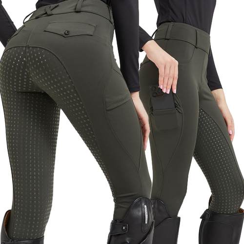 四季速干马裤骑马裤男女马术裤弹力紧身耐磨防滑骑马裤硅胶裤