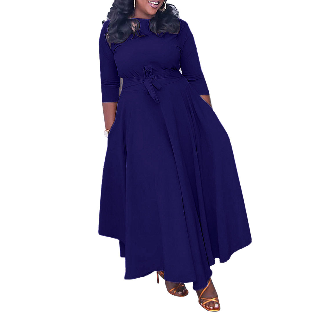 платьяе мода women dress Plus size clothes 大码裙