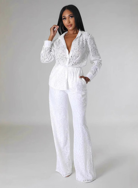 欧美风跨境女装新款套装性感衣服女 tracksuits two piece suits