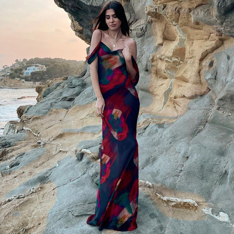 Summer Bohemian Beach Ladies Dress print dress long dresses 女装/女士精品 连衣裙 原图主图