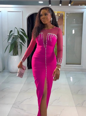 Gown Long Women Evening Sexy Dresses Dinner Prom Party Night