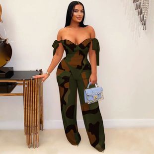 big jumpsuits women big size sexy two pieces suits lady set