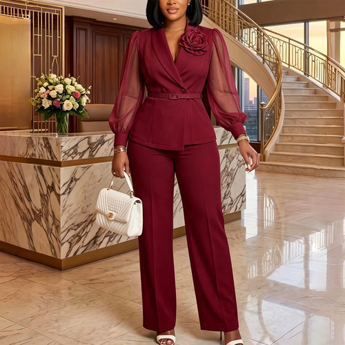 women suits work office OL clothes two piece sets outfits