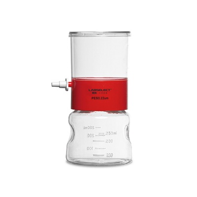 甄选LABSELECT 250mL真空过滤器 整套 PES膜 孔径0.22μm 41211