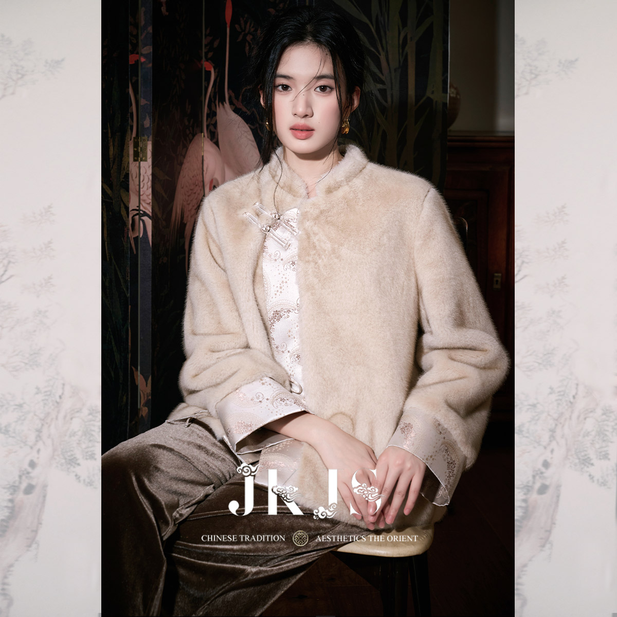 外套JKJS环保皮草国风