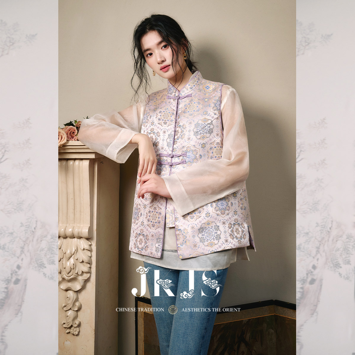 JKJS马甲叠穿时髦洋气