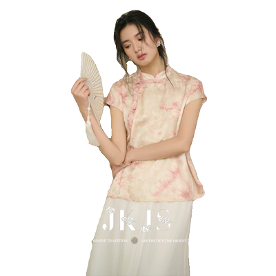 新中式短袖女t恤夏复古JKJS