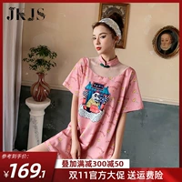 Летнее легкое ципао, платье, китайский стиль