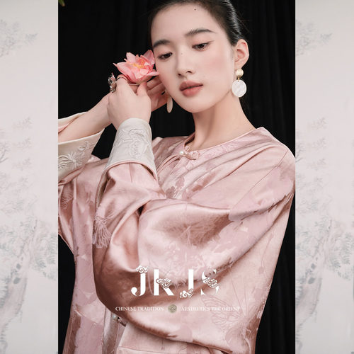刺绣短外套JKJS盘扣国风