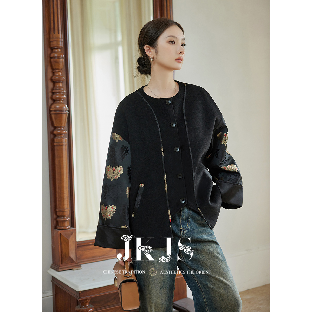 盘扣JKJ上衣JK＆JS中国风