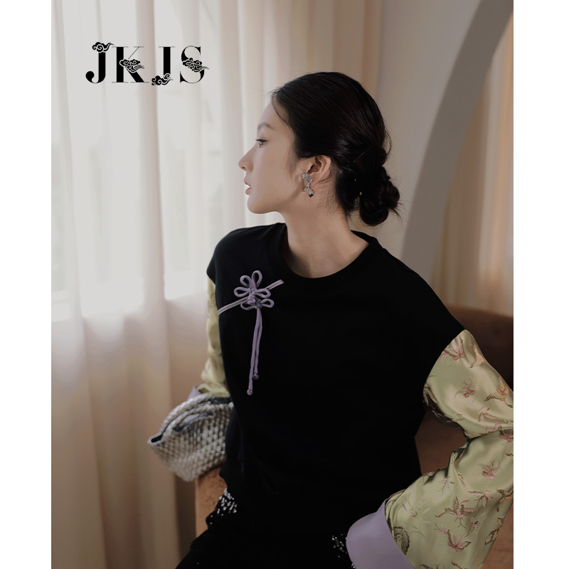 JK＆JS时髦国风上衣新中式卫衣