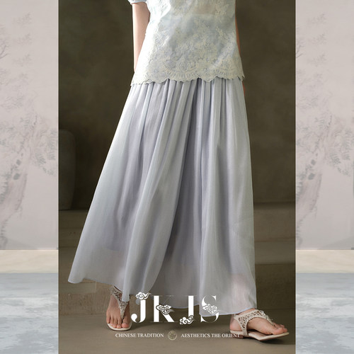 JKJS垂坠感裤子女夏薄款
