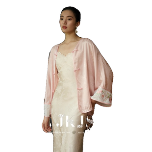 【花香颂】JKJS会呼吸的面料 再生纤维素薄外套夏季外搭新中式