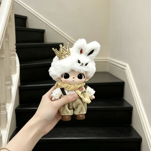 仅娃衣dimoo新品秘密话剧社毛绒胆小狮墩墩企鹅迷宫兔衣服着替1