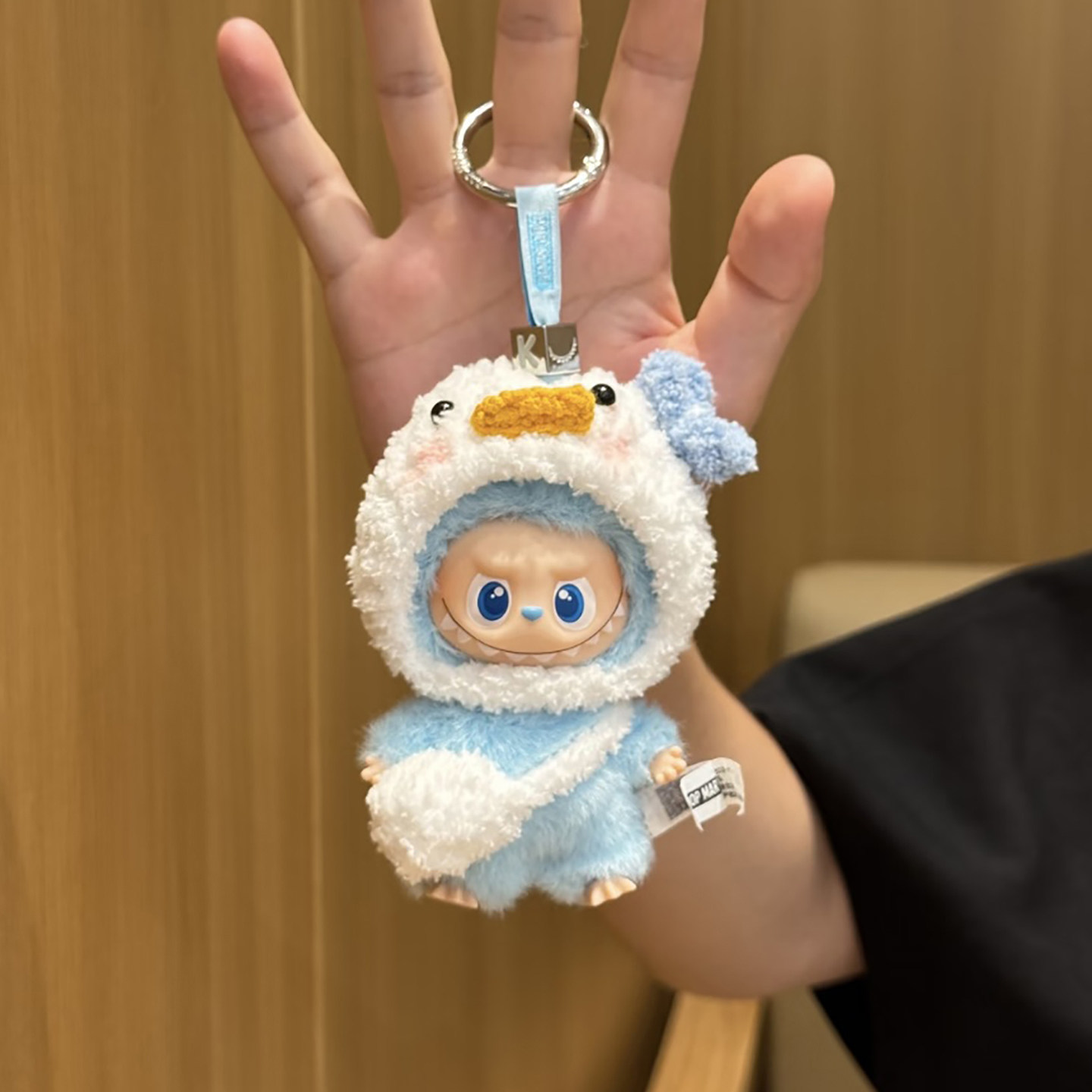 拉布布四代头套娃衣套装10cm厘米可穿labubu4.0公仔衣服头套装饰图片