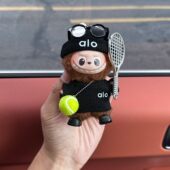 拉布布四代娃衣10cm公仔挂件服饰心底密码 labubu4.0衣服网球套装