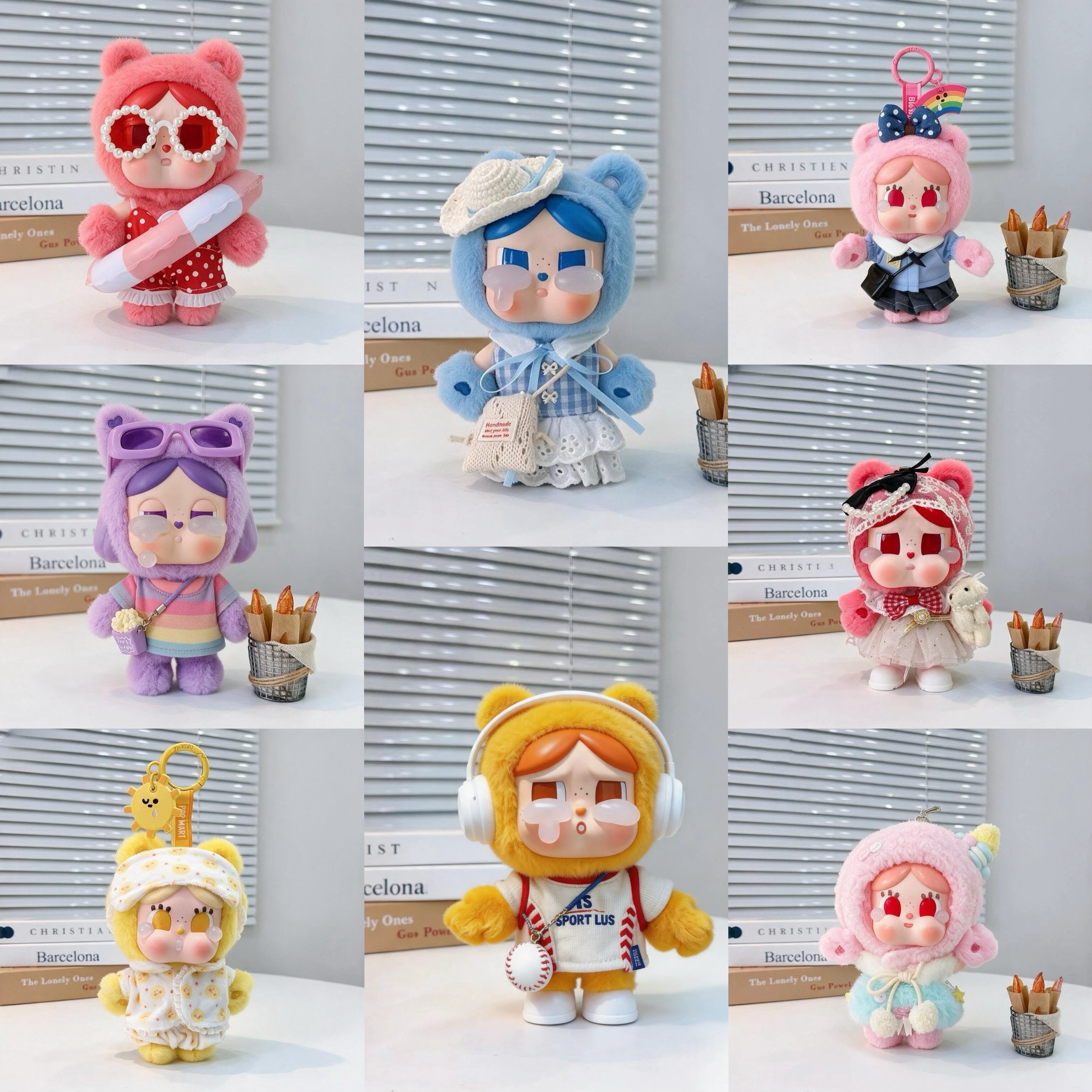 哭娃Care Bear联名系列10cm娃衣欢乐希望活力熊套装crybaby着替服图片