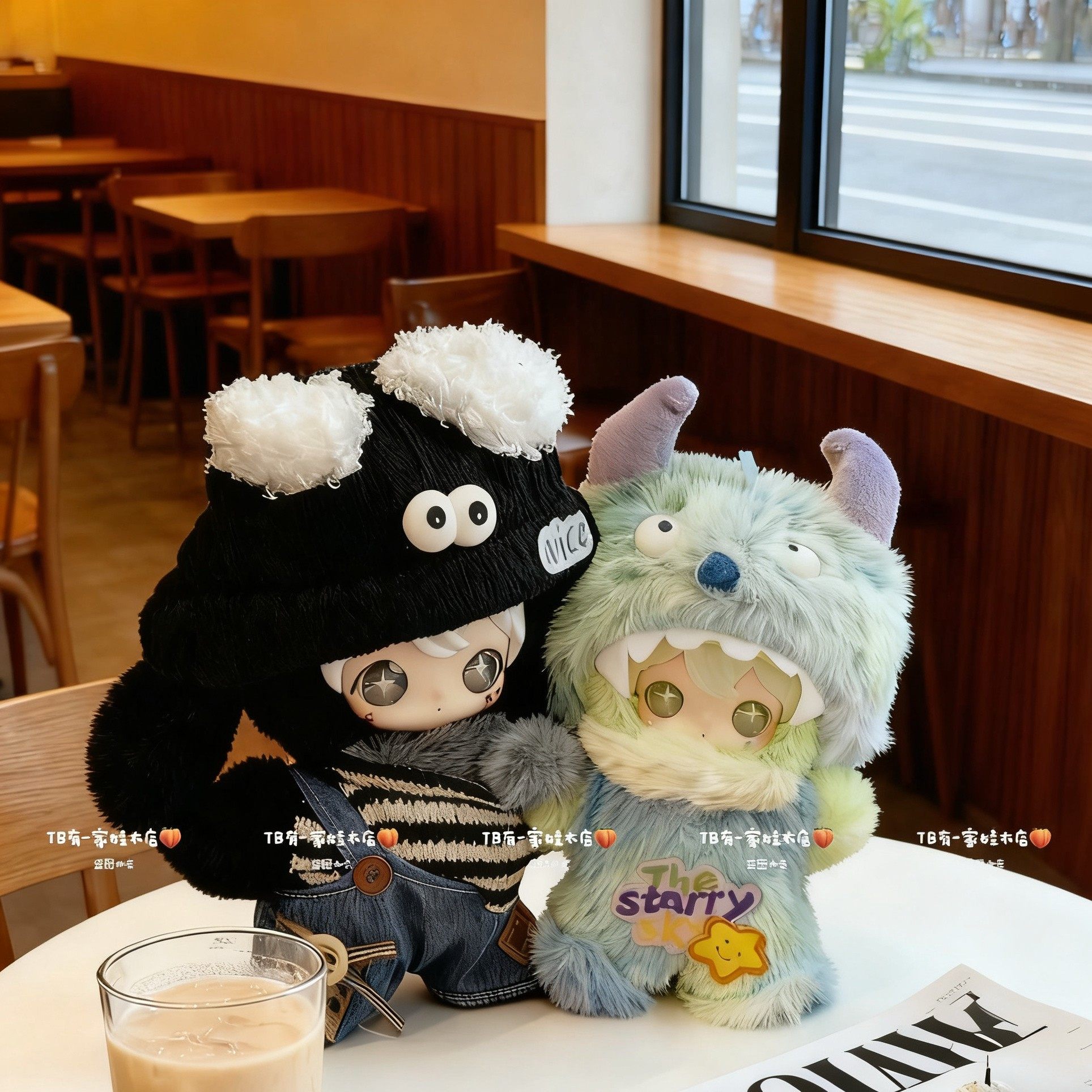 兔闪闪ShyShy娃衣公仔玩偶搪胶毛绒挂件衣服盲盒娃娃服装背带裤萌,模玩/动漫/周边/娃圈三坑/桌游,棉花娃娃/毛绒玩具娃衣,淘宝优惠券,粉丝福利购,淘宝优惠卷