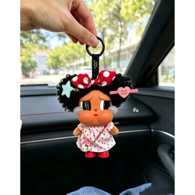 crybaby恋夏一族娃衣度假系列vacation黑皮妹哭娃红波点爱心套装