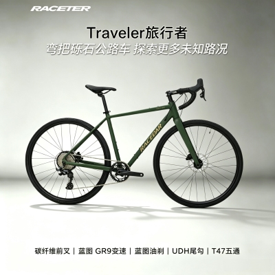 支持定制瑞仕达碳纤维前叉UDH尾钩蓝图GR9变速油刹弯把公路瓜车