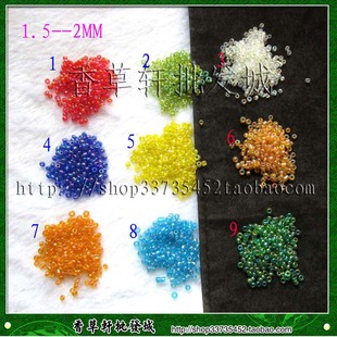 手工饰品材料散珠小米珠2MM4MMAB彩珠日韩发饰服装十字绣配珠8120