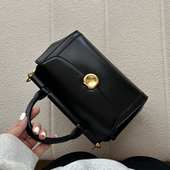 ROSSY BAG 复古邮差小方包百搭手提斜挎包包女休闲质感简约