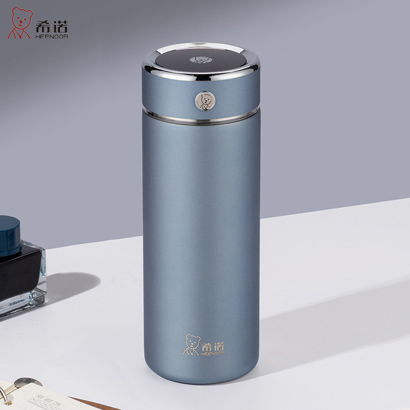 希诺316L不锈钢抗菌保温杯男女士大容量带滤网泡茶水杯高档礼品杯