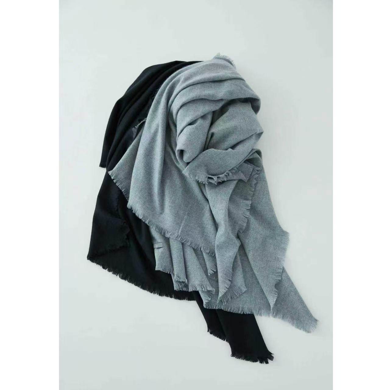 包税包邮日本humoresque上质100%小山羊绒轻柔亲肤保暖围巾披肩女