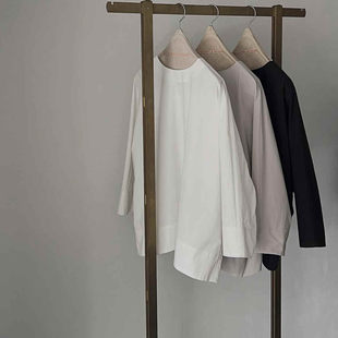 包邮 dolman 日本代购 science纯棉圆领宽松套头衫 blouse arts 包税