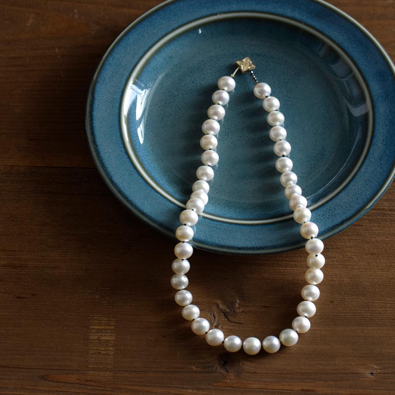 MAISONRUBUS复古天然珍珠项链女