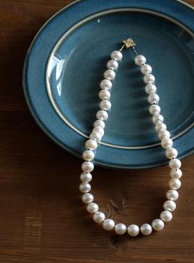 包邮包税MAISON RUBUS复古choker天然淡水珍珠项链女款