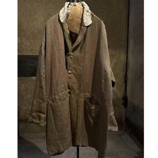 匆匆匆匆Isabella stefanelli手工中长款风衣外套hand knitted