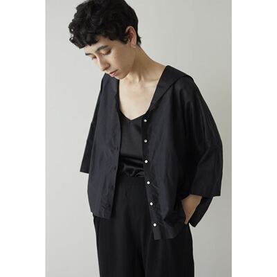 humoresque夏蚕丝宽松防晒衬衫女