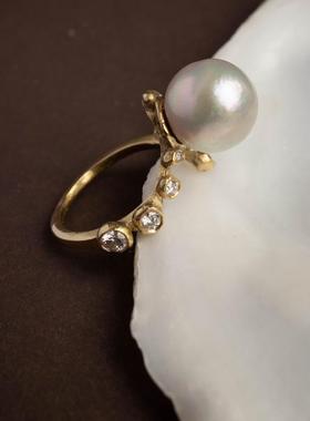 arts&science天然Akoya珍珠戒指