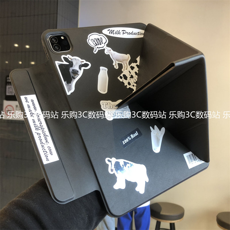 一体式3+Y折叠百变多角度适用2025新款iPad11代保护套air56保护壳7第8代ipad9/10代10.2英寸Pro11硅胶皮套9.7