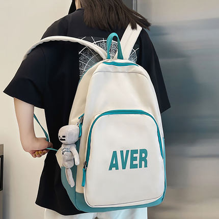 书包女森系大容量可装15.6寸电脑背包男韩版高中大学生简约双肩包