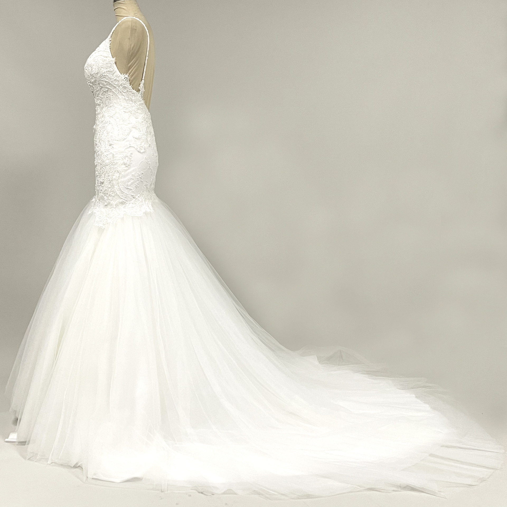 backless lace a line white long lady skirt luxury modest wed