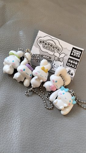 正版散货TOMY 日本扭蛋可爱大耳狗吊饰三丽鸥玉桂狗挂件钥匙挂链