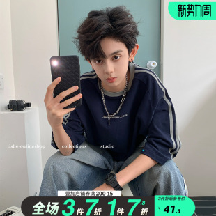 男童夏装短袖t恤纯棉2026新款中大儿童薄款潮牌夏季上衣宽松体恤8