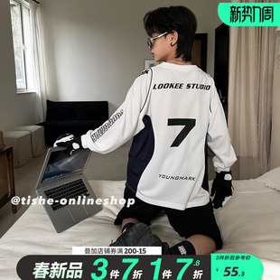 T恤春秋款 球衣速干打底衫 2026春季 中大儿童男装 上衣8 新款 男童长袖