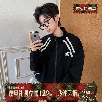 男童外套开衫春秋款潮牌