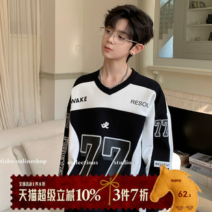 男童卫衣春秋装2026新款春装薄款长袖青少年男装潮牌炸街春款上衣