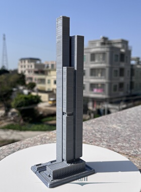 南京金融城第二期模型南京地标建筑摆件简约旅游纪念品建筑工艺品