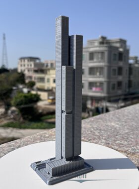 南京金融城第二期模型南京地标建筑摆件简约旅游纪念品建筑工艺品